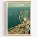 Navy Pier Ferris Wheel Chicago Illinois