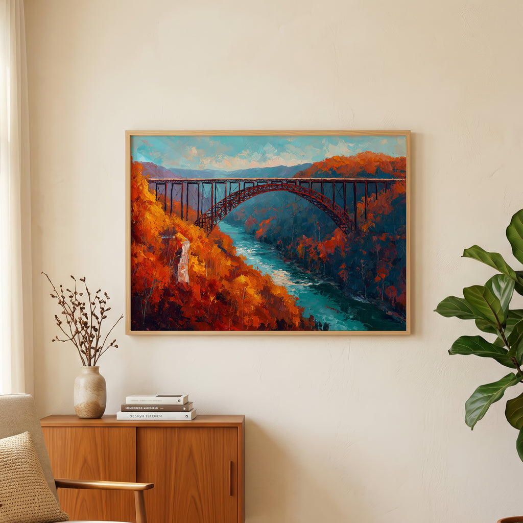 New River Gorge National Park Oil Painting