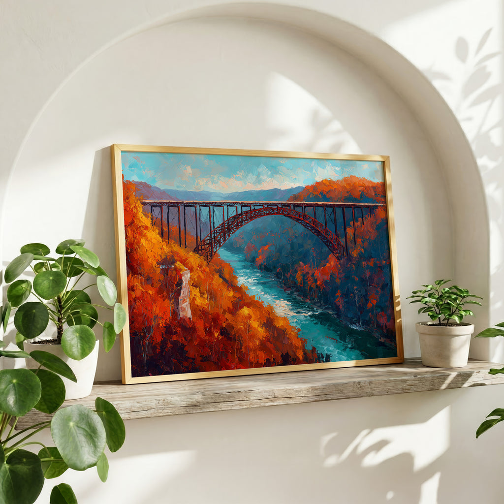 New River Gorge National Park Oil Painting