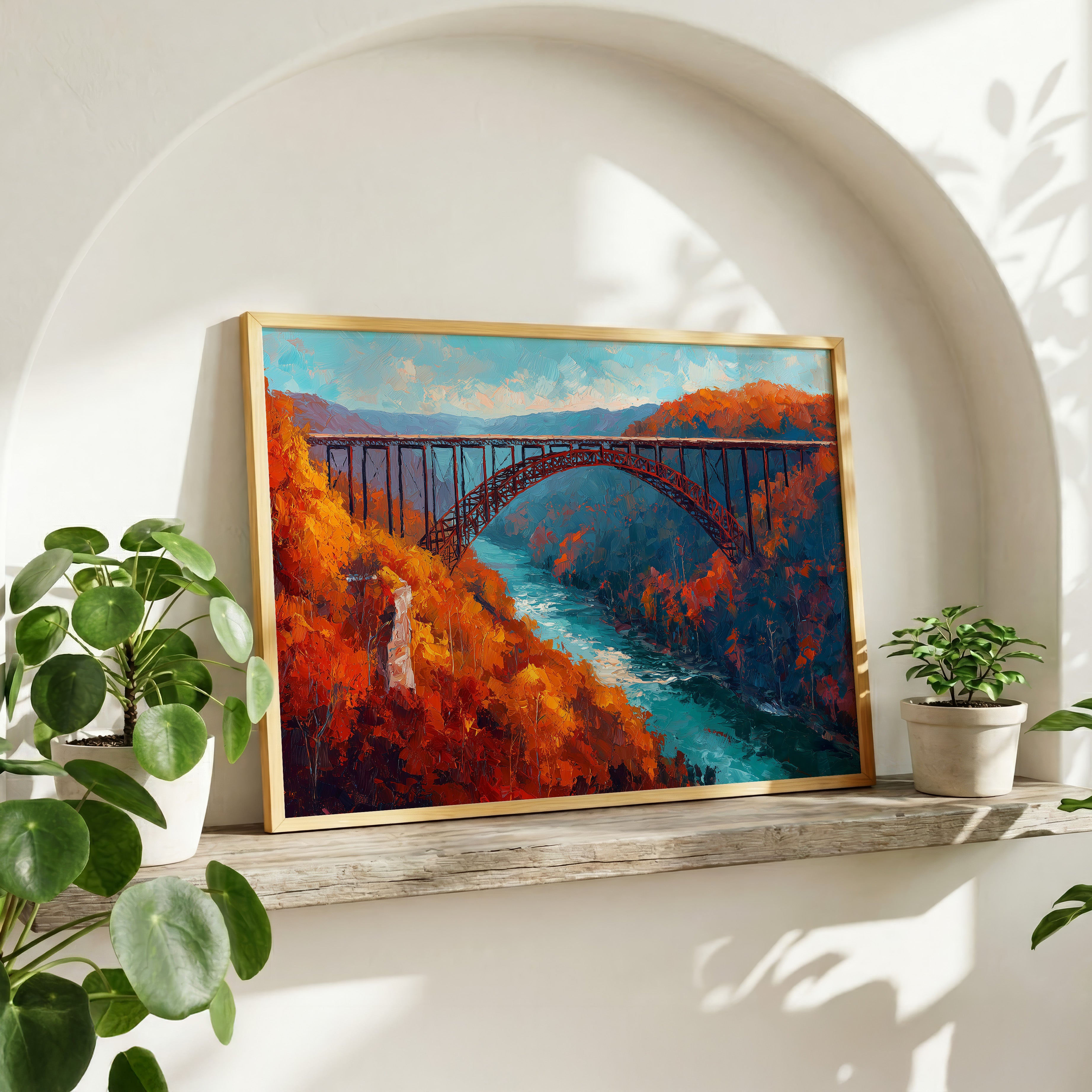 New River Gorge National Park Oil Painting