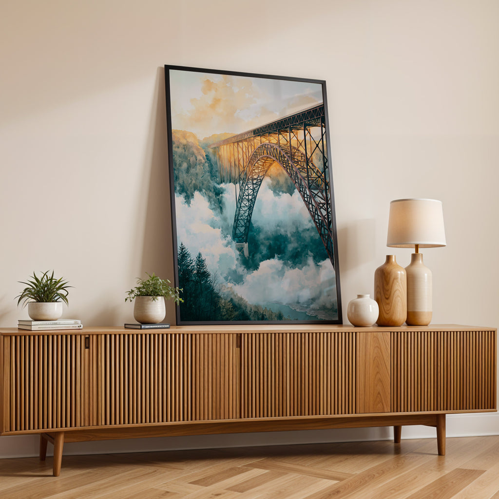 New River Gorge National Park Watercolor Art