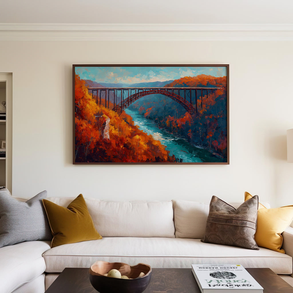 New River Gorge National Park Oil Painting