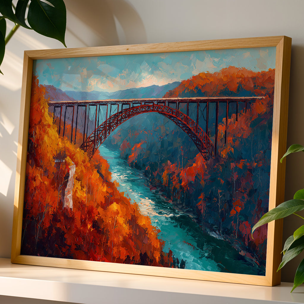 New River Gorge National Park Oil Painting