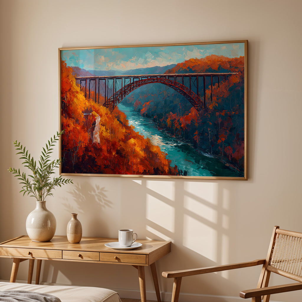 New River Gorge National Park Oil Painting