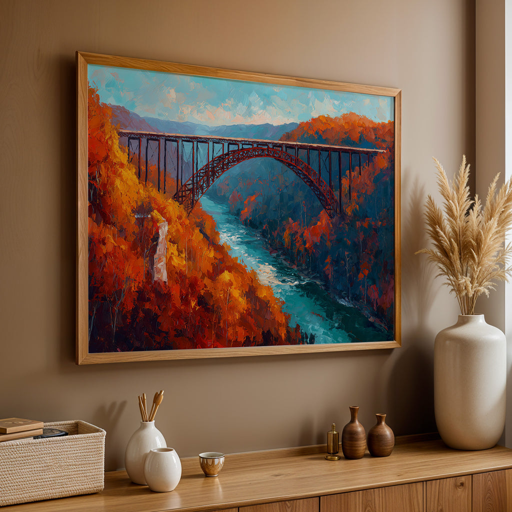 New River Gorge National Park Oil Painting
