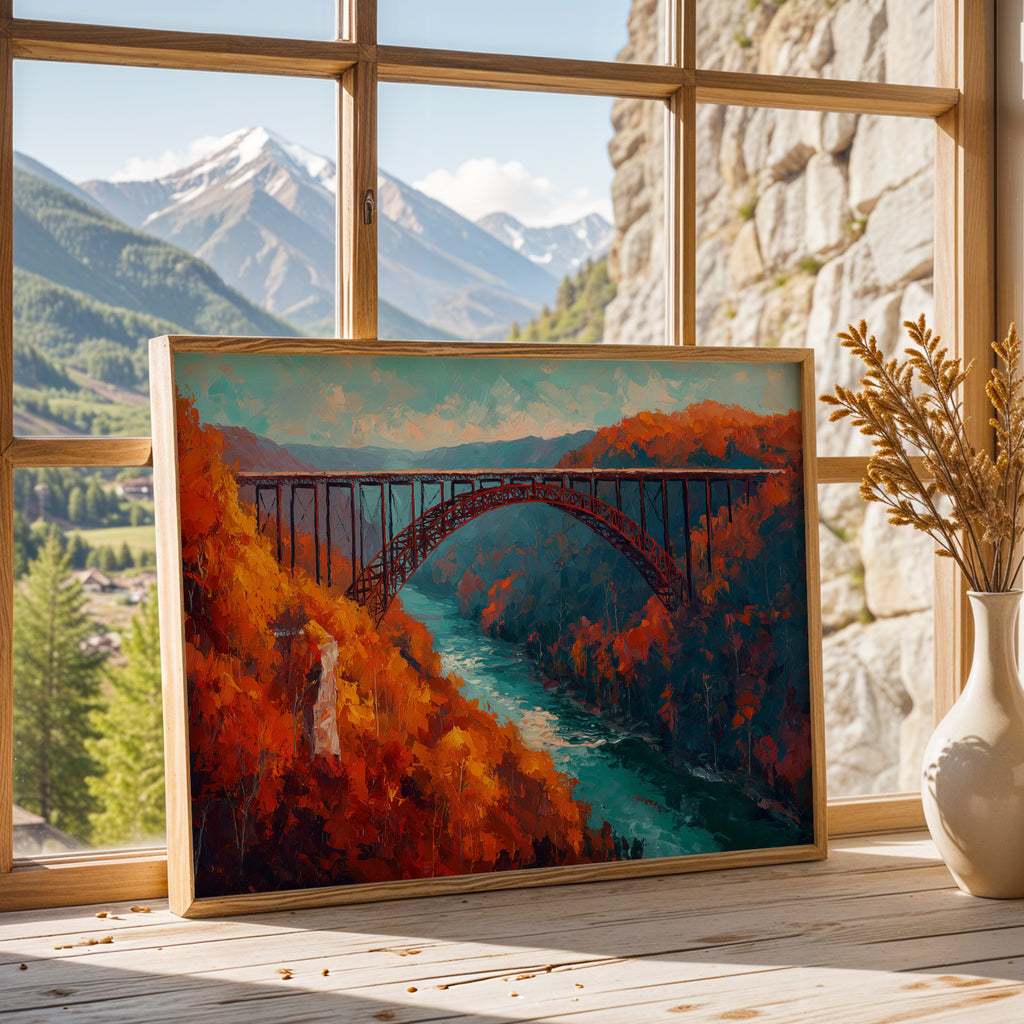 New River Gorge National Park Oil Painting