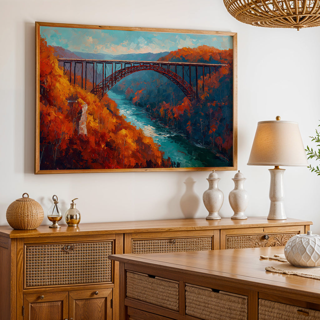 New River Gorge National Park Oil Painting