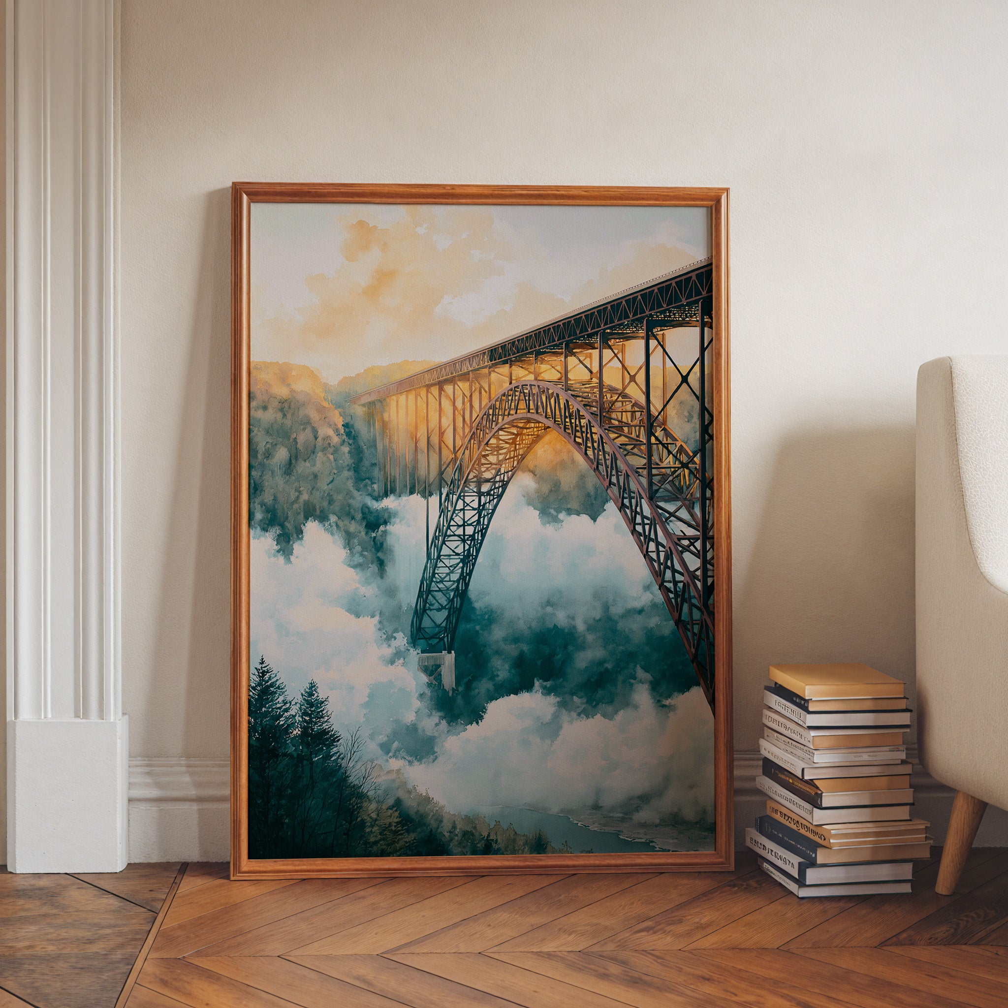 New River Gorge National Park Watercolor Art