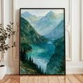 North Cascades National Park Watercolor Art
