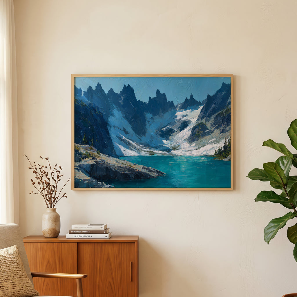 North Cascades National Park Oil Painting