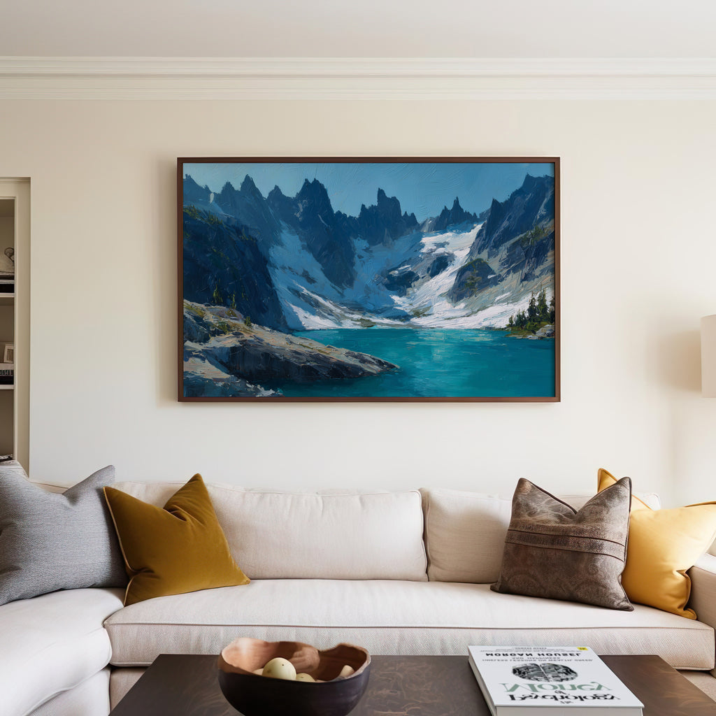 North Cascades National Park Oil Painting