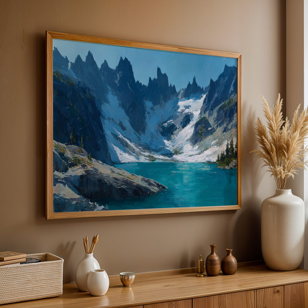 North Cascades National Park Oil Painting