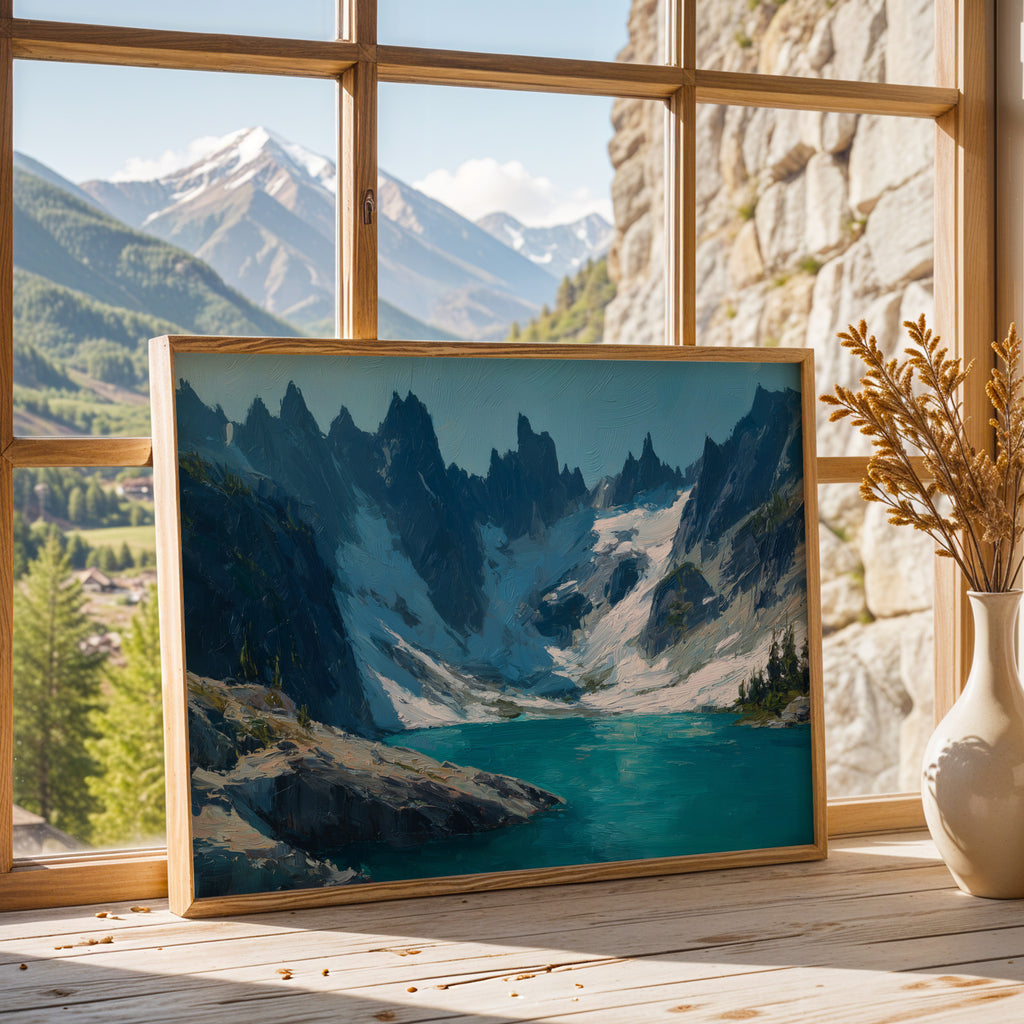 North Cascades National Park Oil Painting