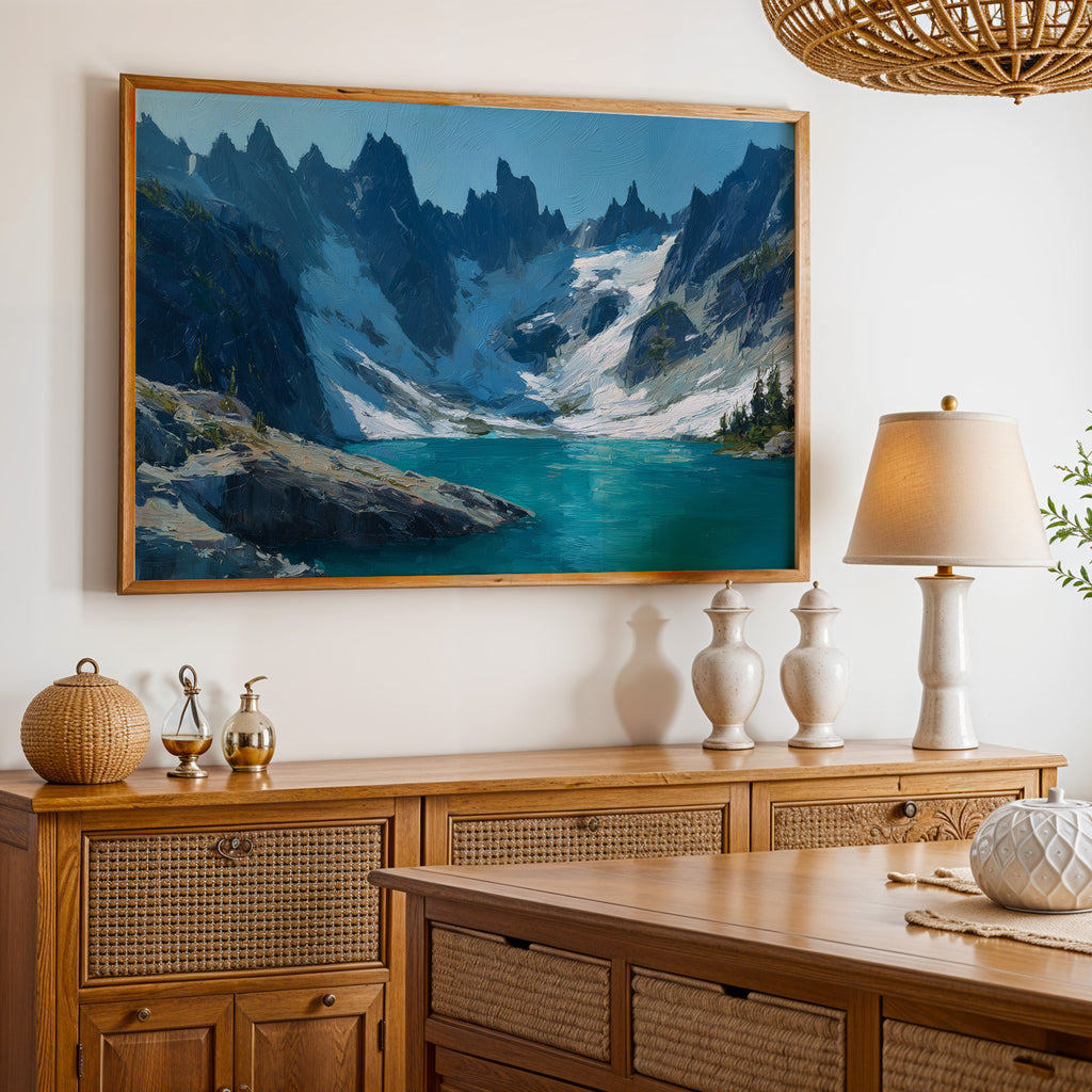 North Cascades National Park Oil Painting