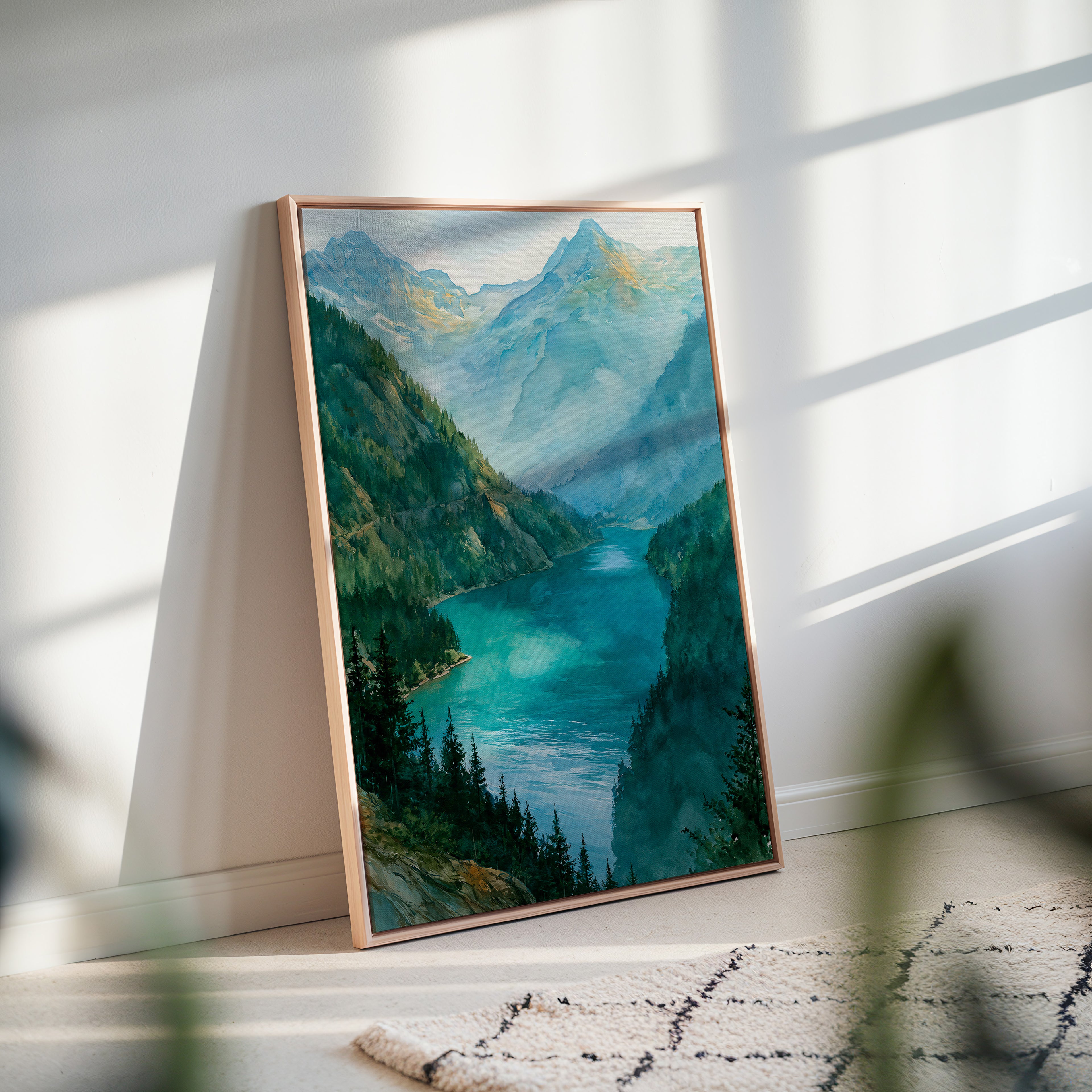 North Cascades National Park Watercolor Art