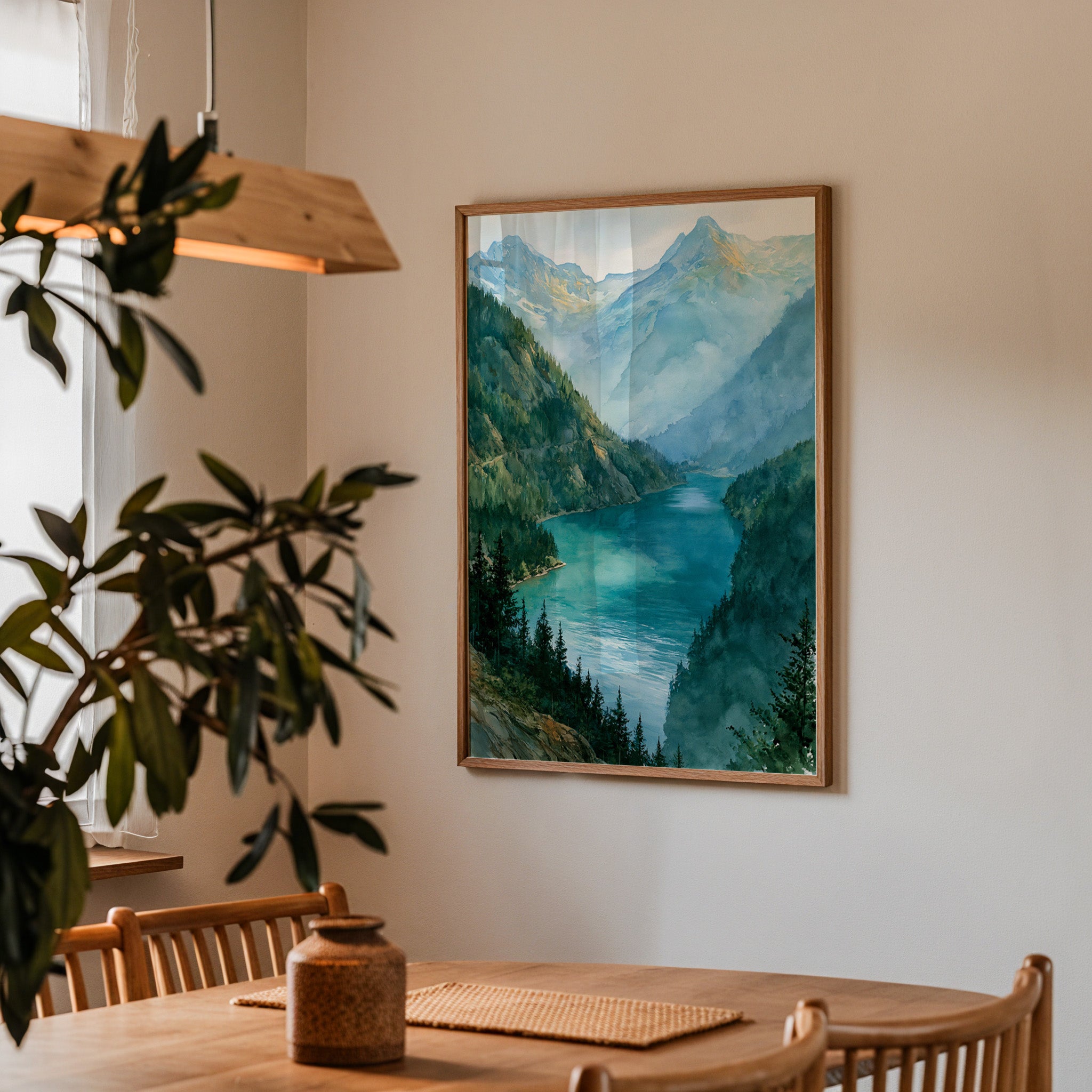 North Cascades National Park Watercolor Art