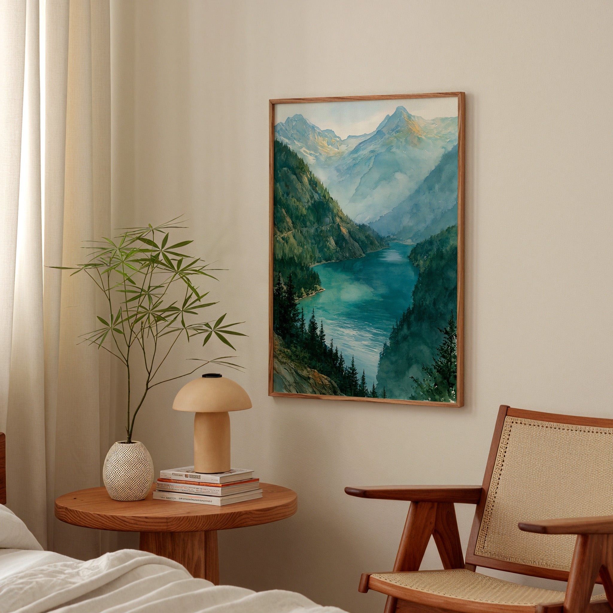 North Cascades National Park Watercolor Art