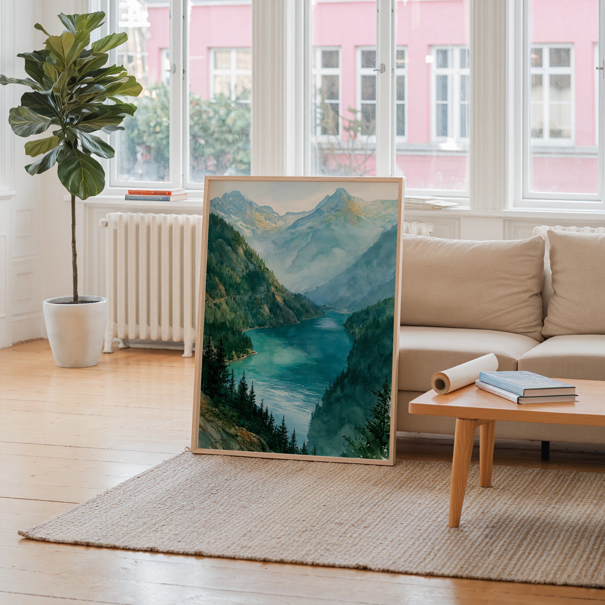 North Cascades National Park Watercolor Art
