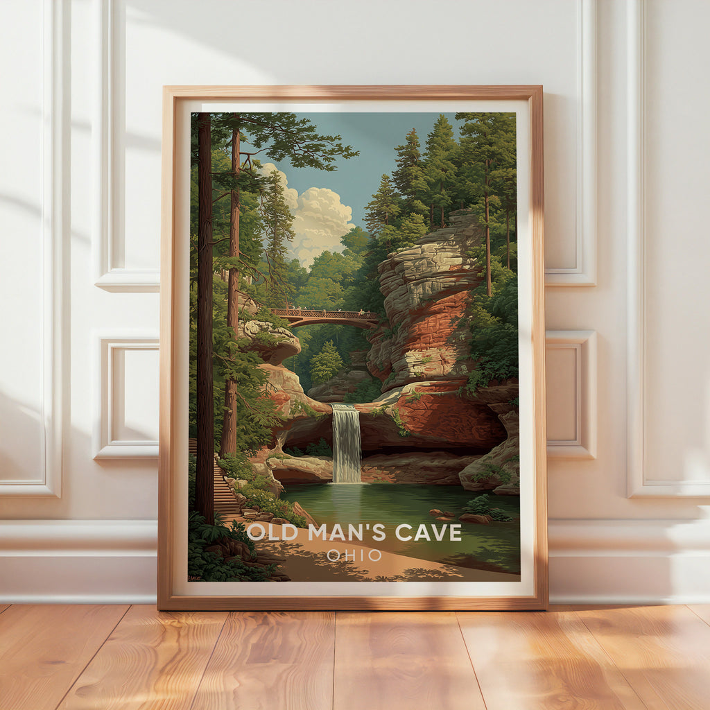 Old Man's Cave Hocking Hills State Park Ohio