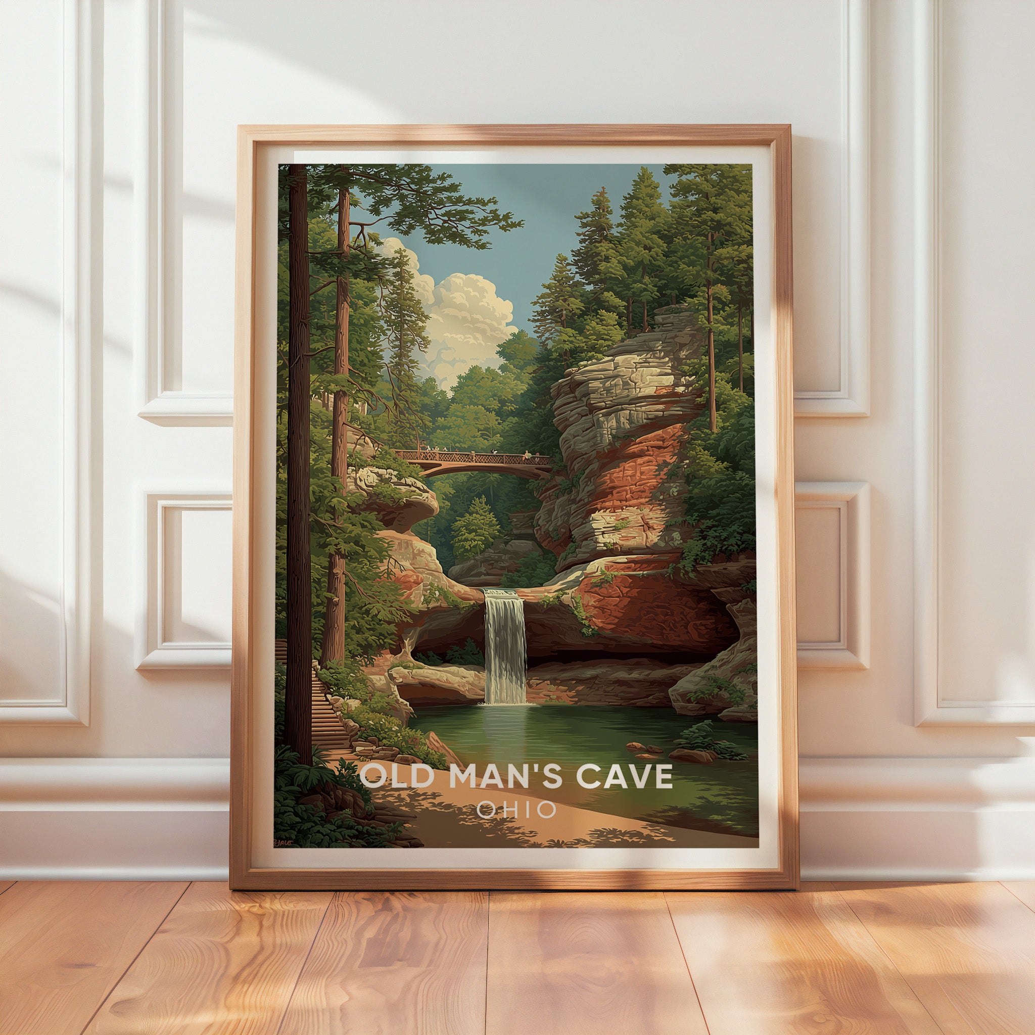 Old Man's Cave Hocking Hills State Park Ohio