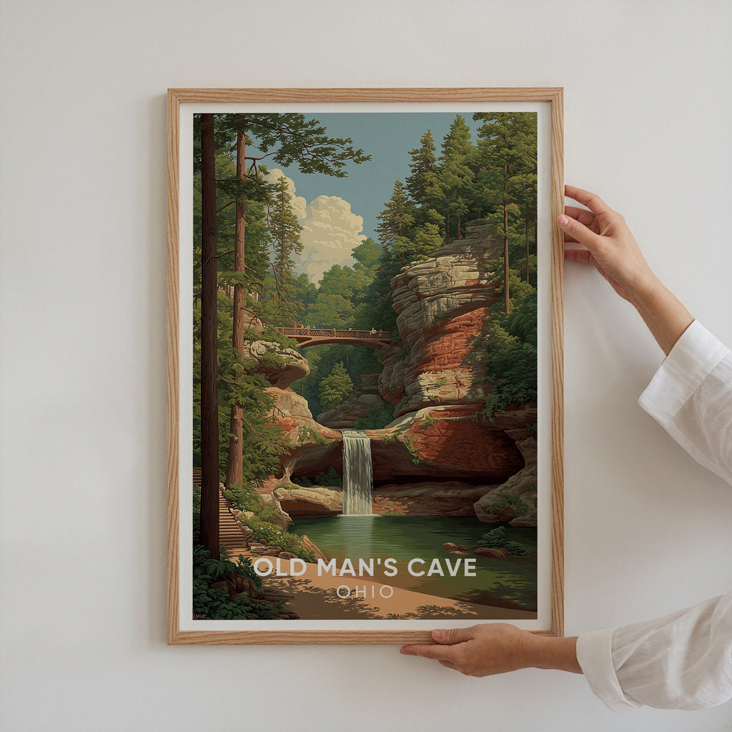 Old Man's Cave Hocking Hills State Park Ohio