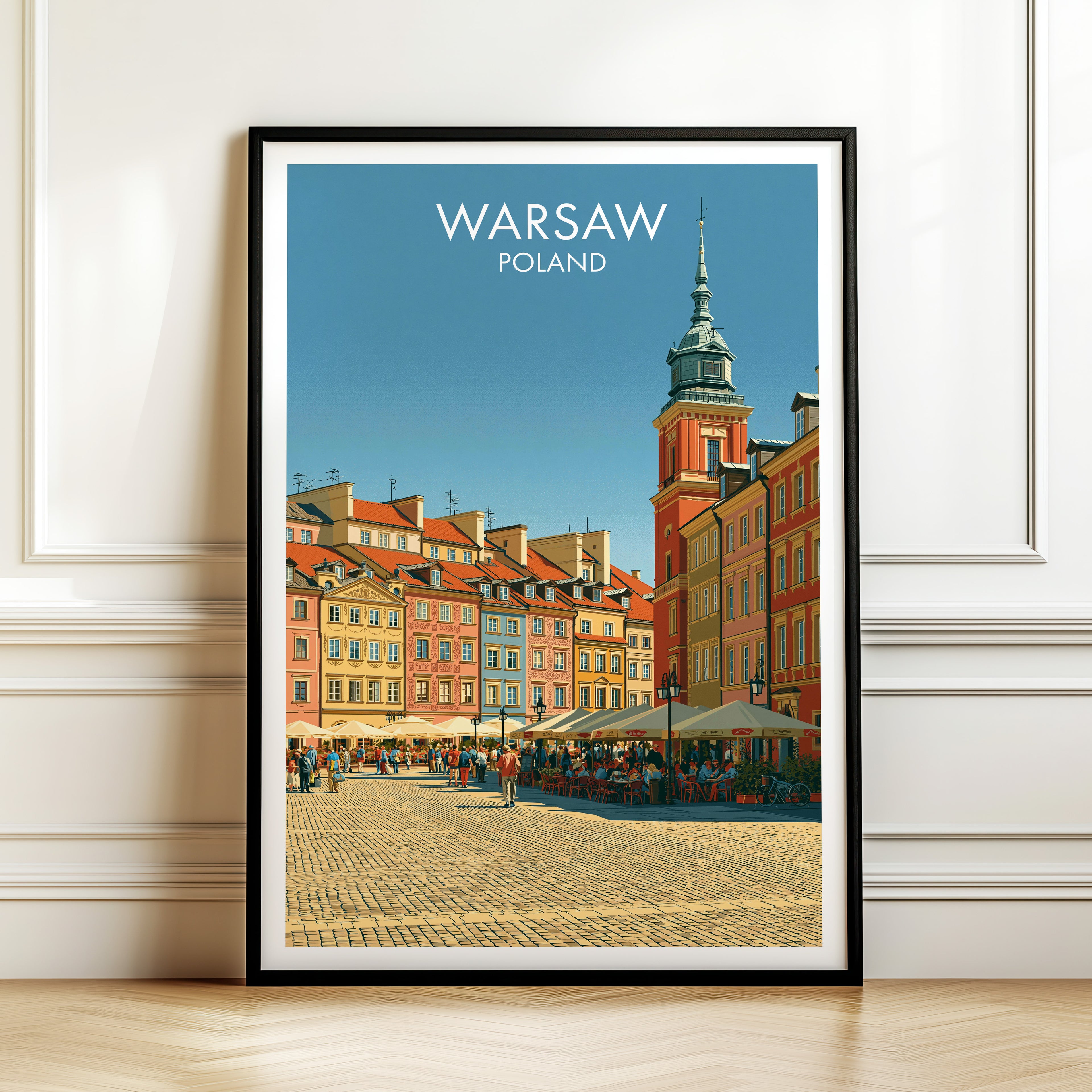 Place du marché de la Vieille Ville Varsovie Pologne