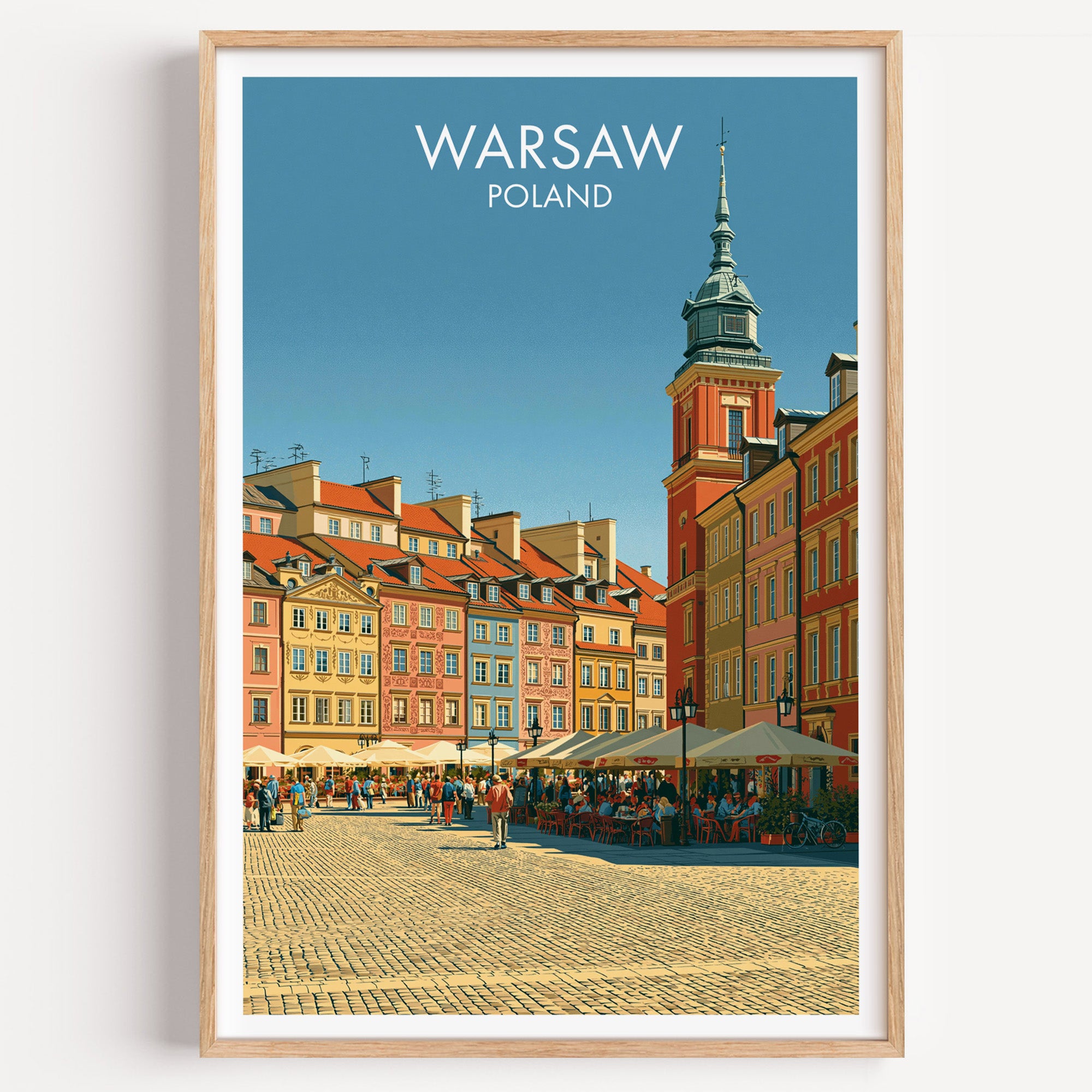 Place du marché de la Vieille Ville Varsovie Pologne