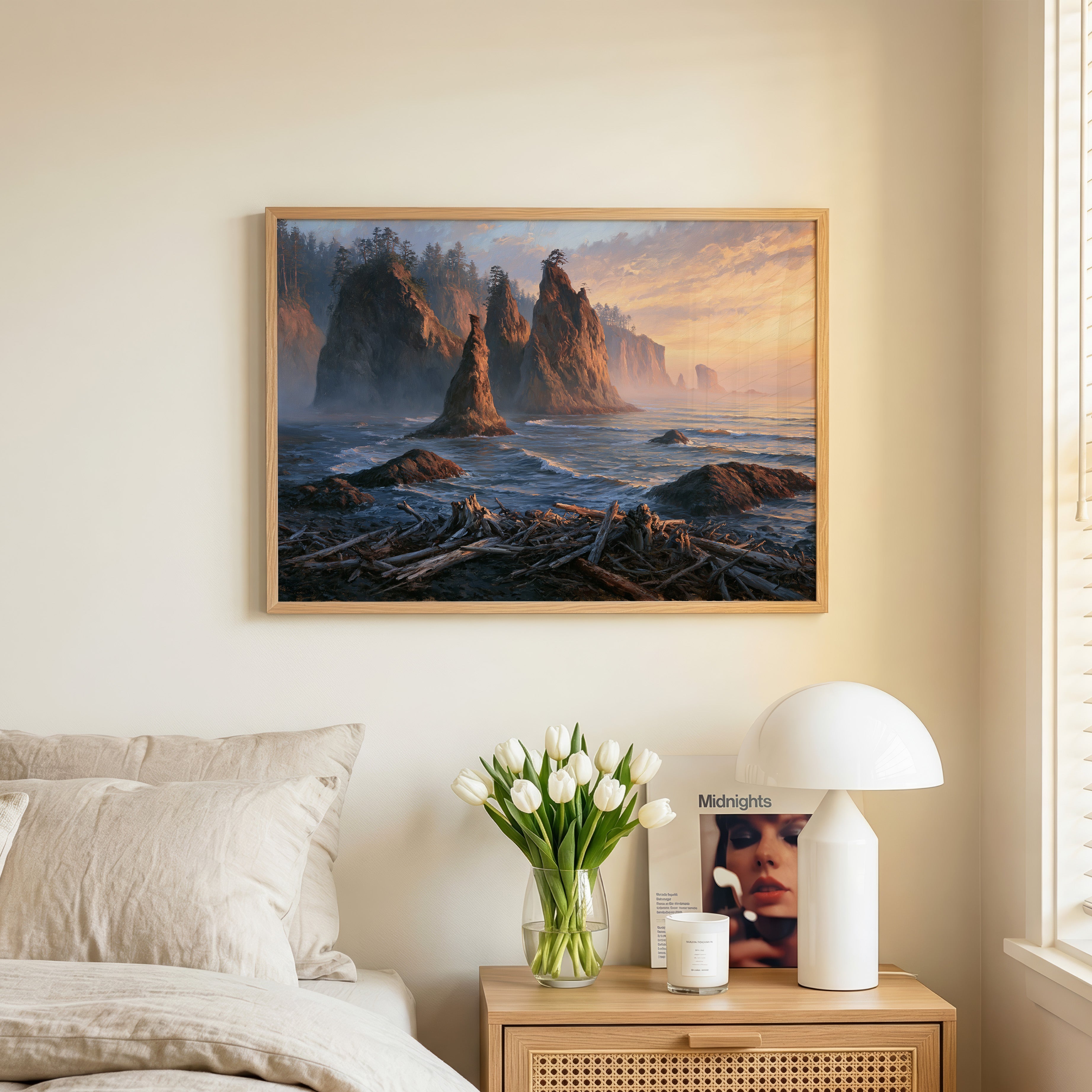Olympic National Park Classical Oil Painting