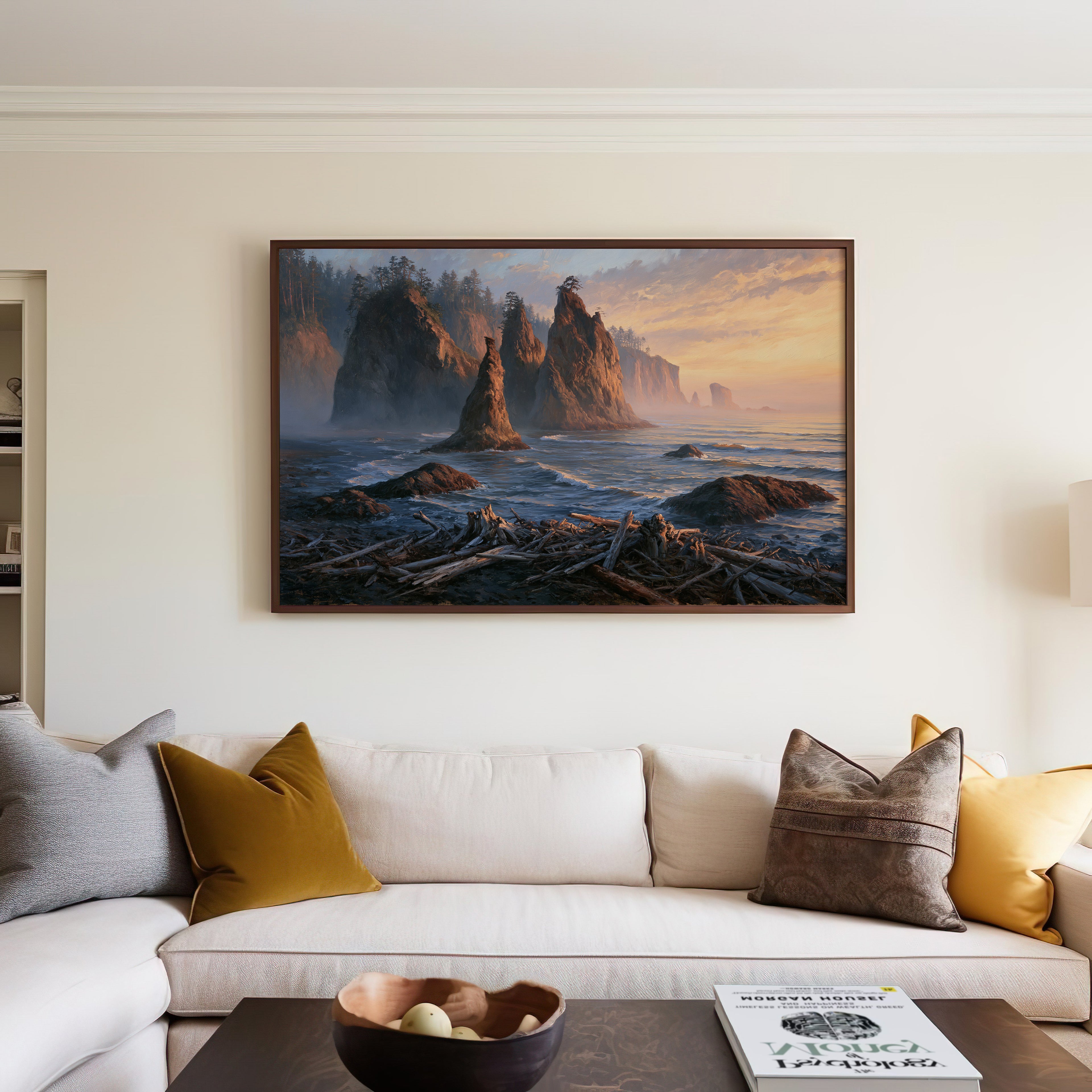 Olympic National Park Classical Oil Painting
