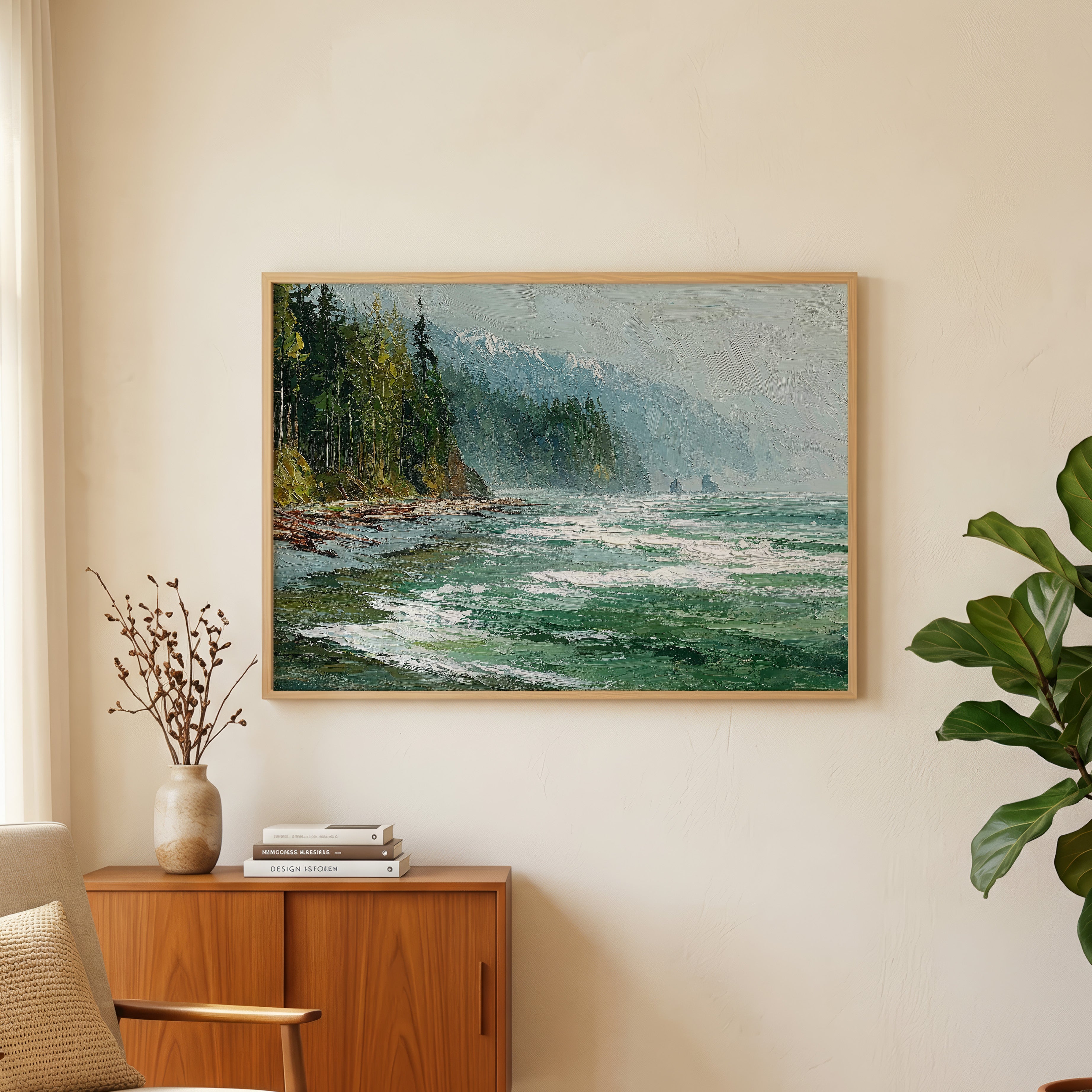 Olympic National Park Oil Painting