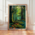Retro Olympic National Park Print