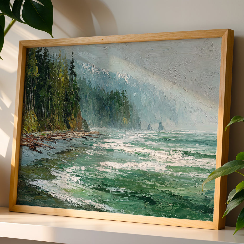 Olympic National Park Oil Painting