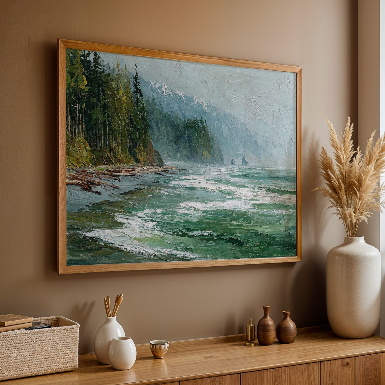 Olympic National Park Oil Painting