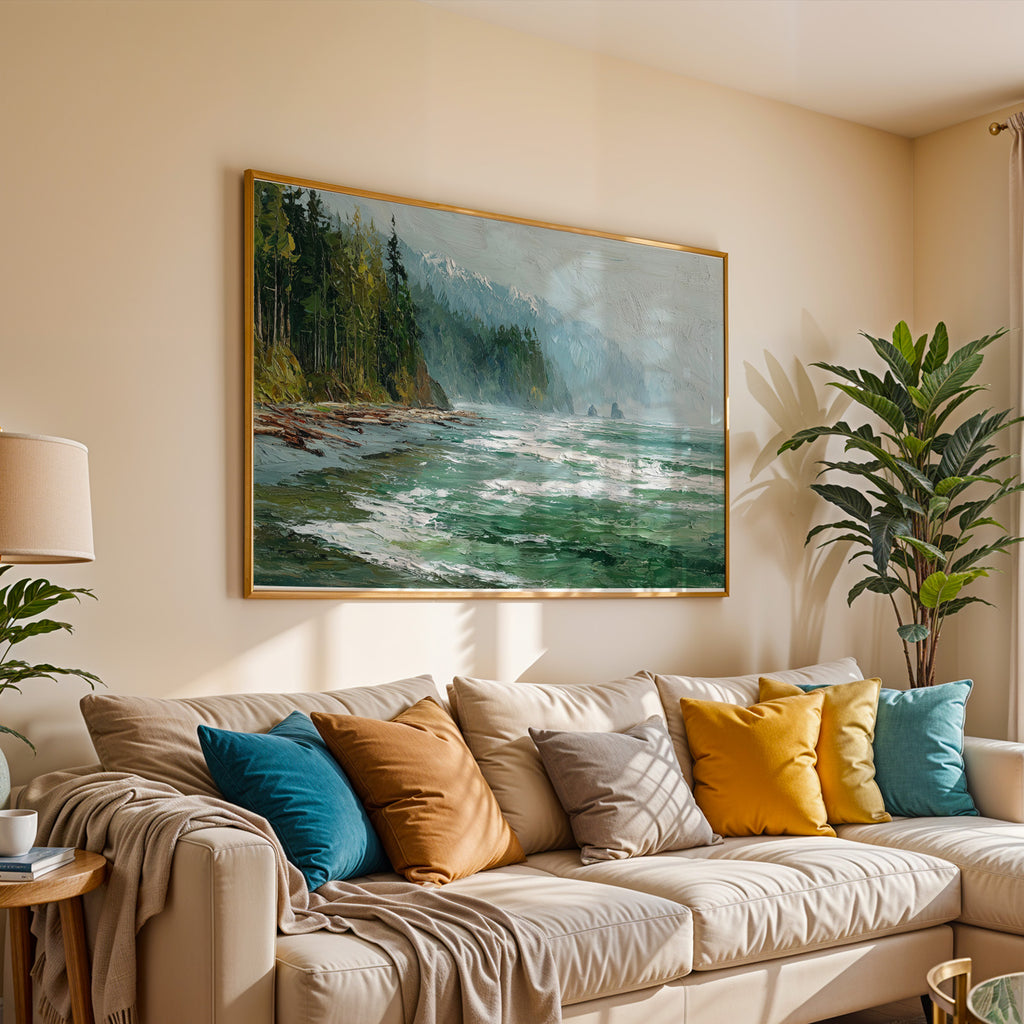 Olympic National Park Oil Painting
