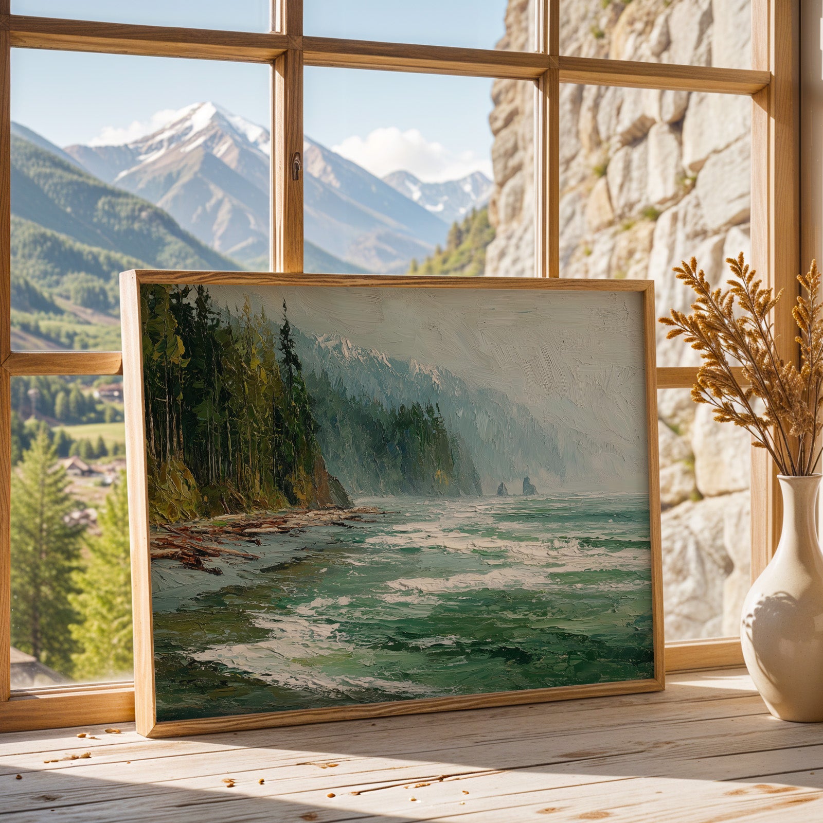 Olympic National Park Oil Painting