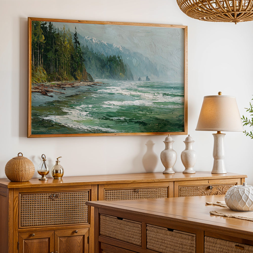 Olympic National Park Oil Painting