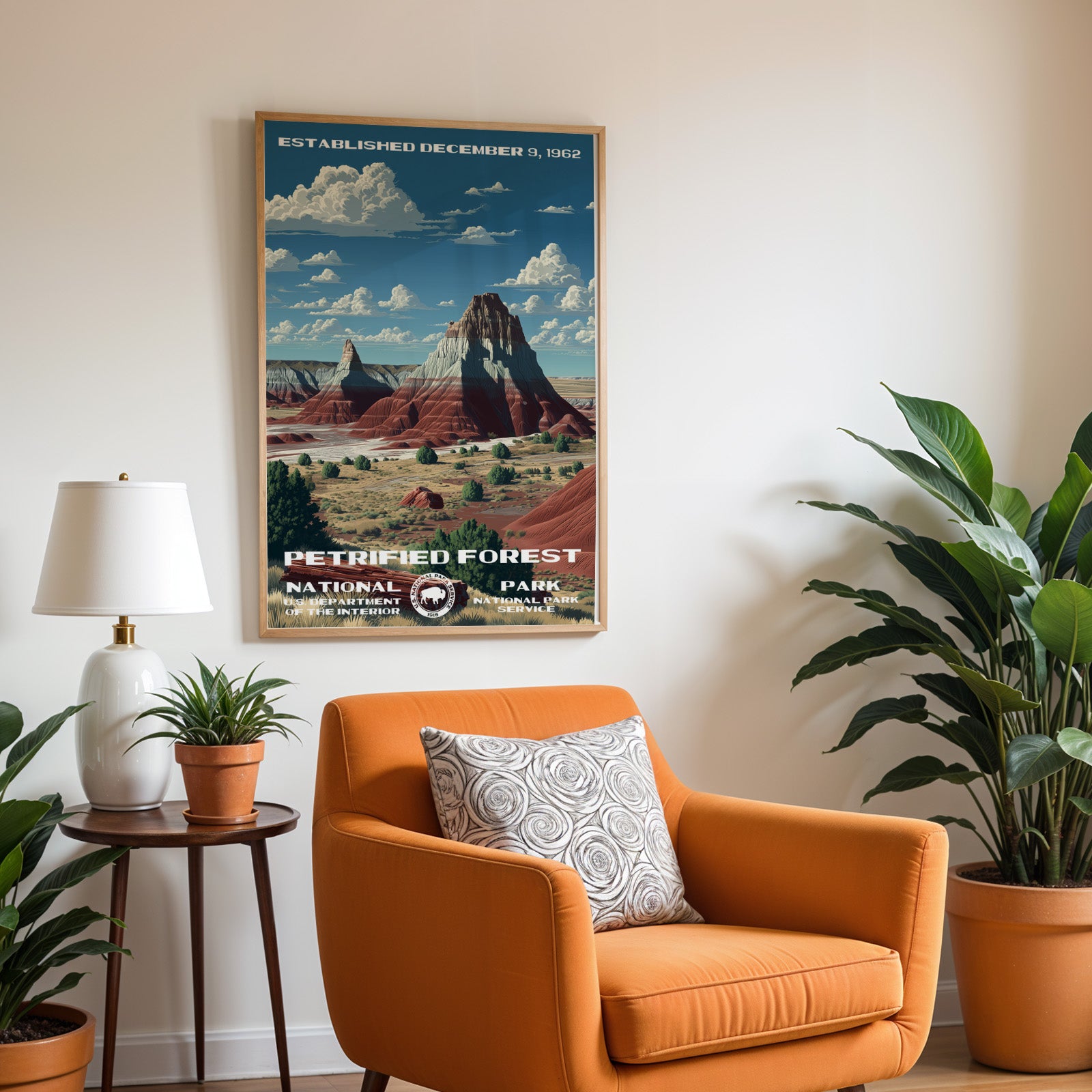 Petrified Forest National Park Vintage WPA