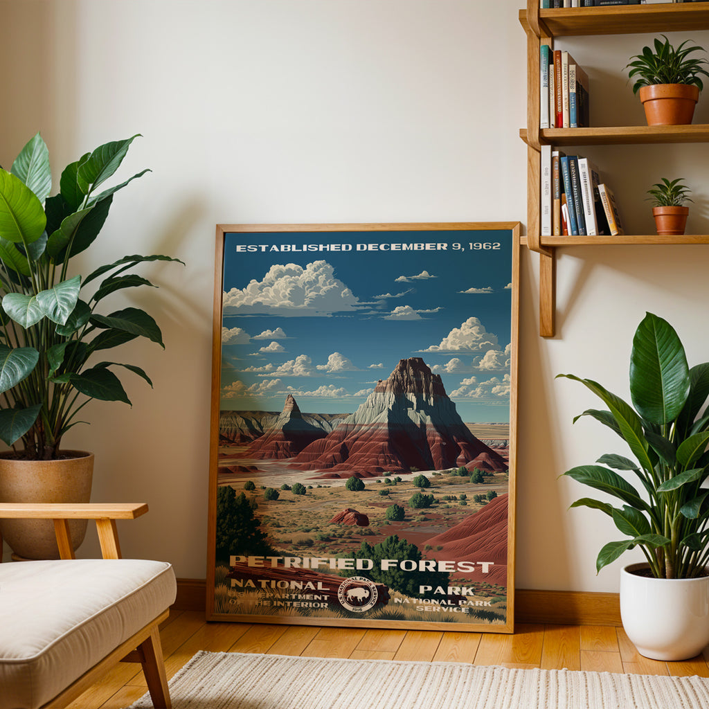 Petrified Forest National Park Vintage WPA