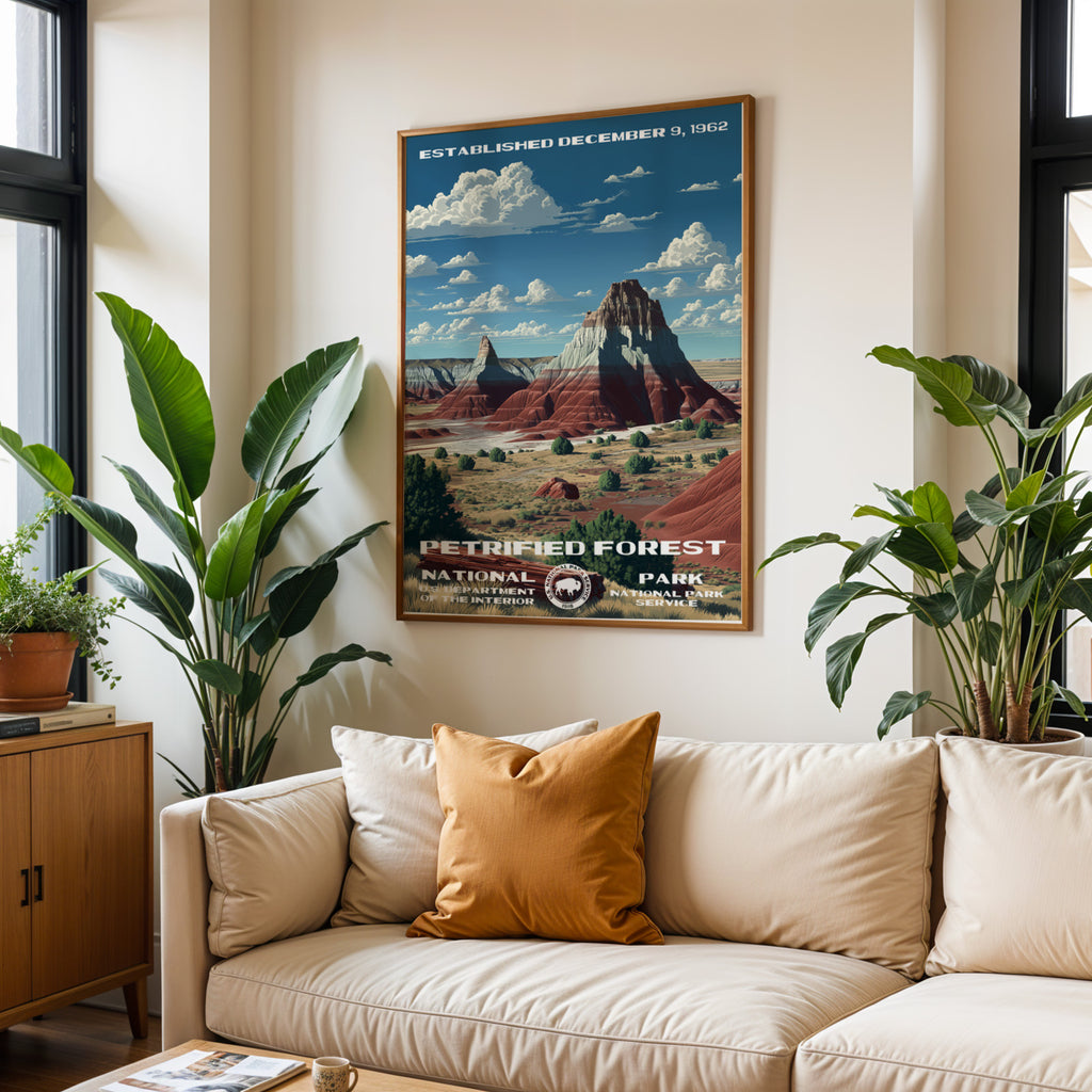Petrified Forest National Park Vintage WPA