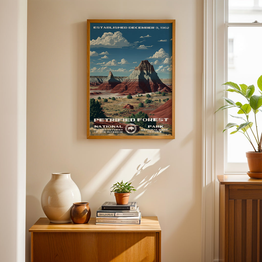 Petrified Forest National Park Vintage WPA