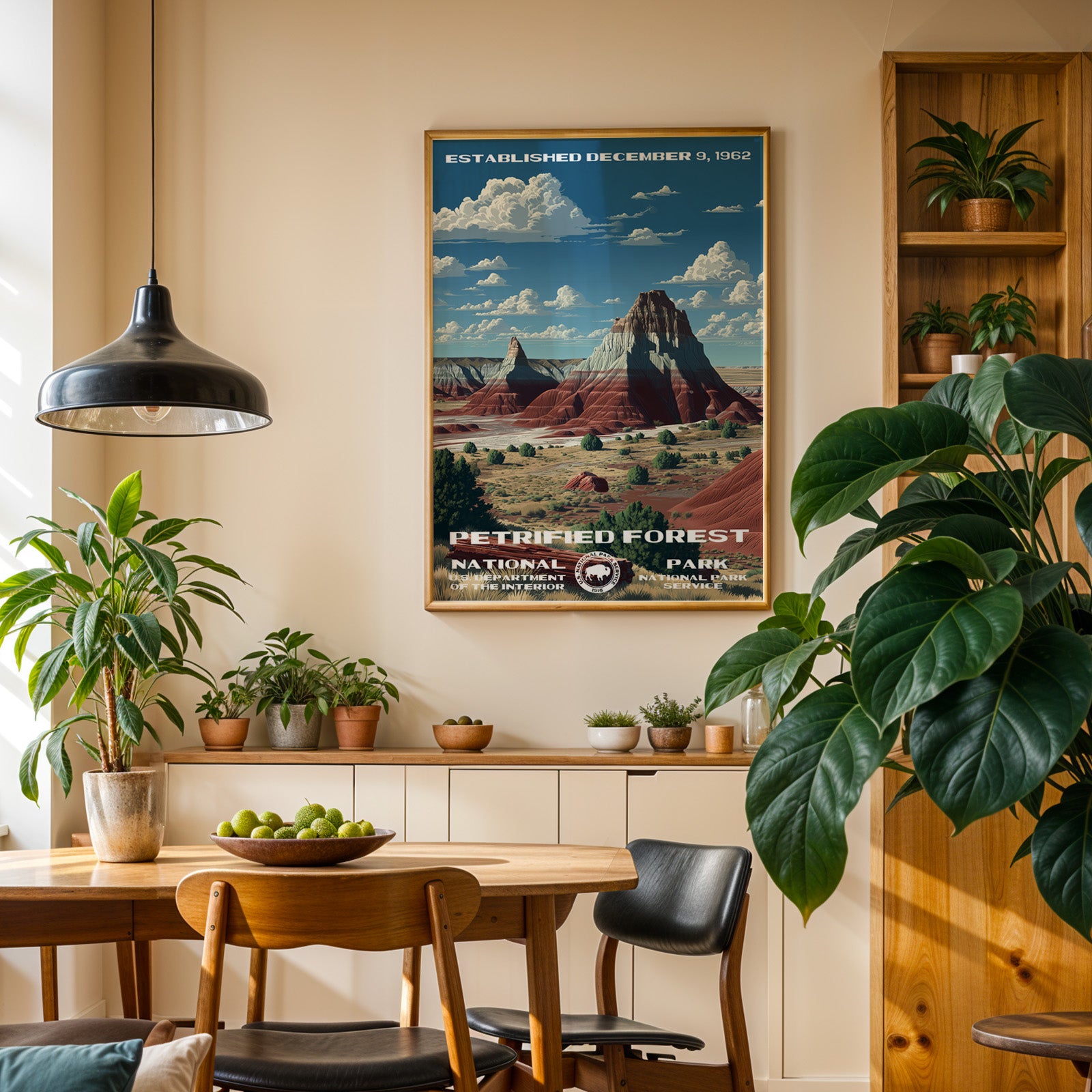 Petrified Forest National Park Vintage WPA