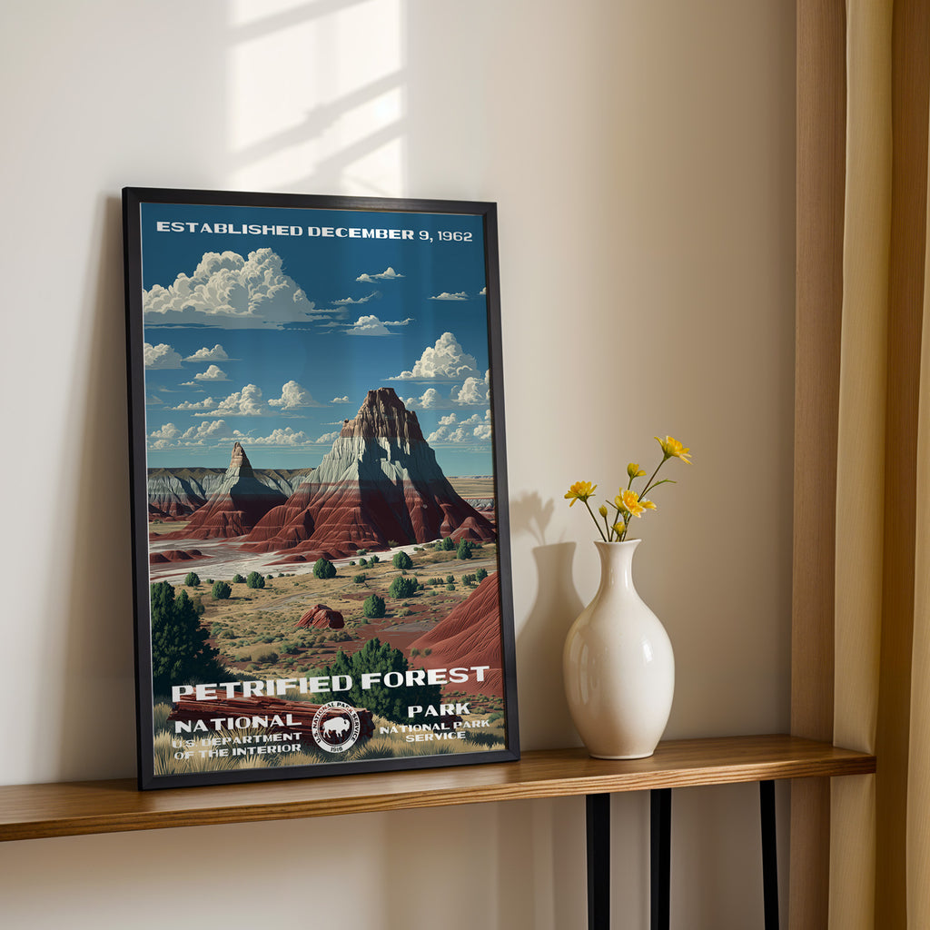 Petrified Forest National Park Vintage WPA