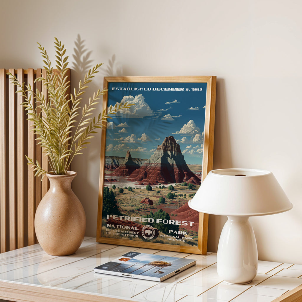 Petrified Forest National Park Vintage WPA