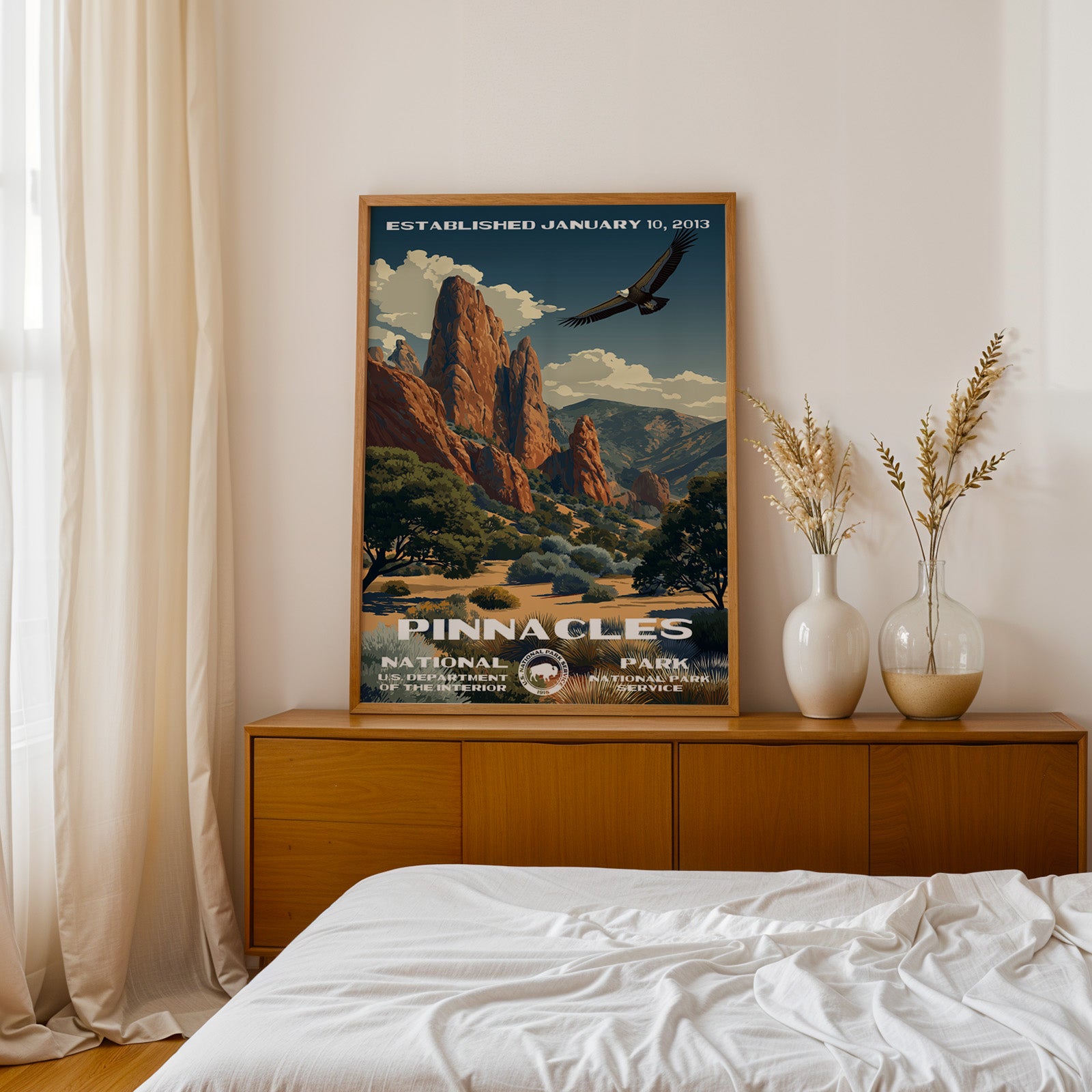 Pinnacles National Park Vintage WPA