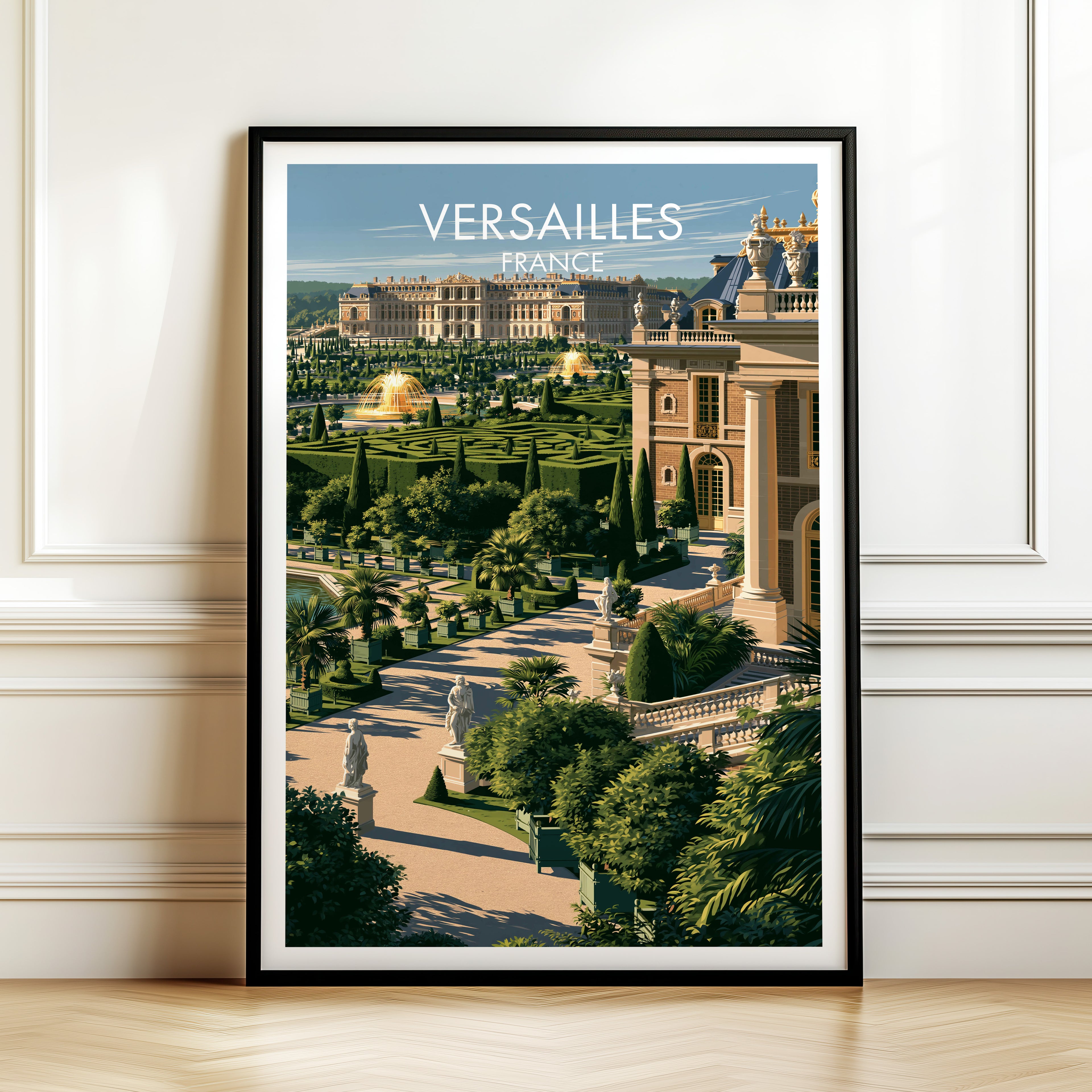 Schlossgärten Versailles Frankreich