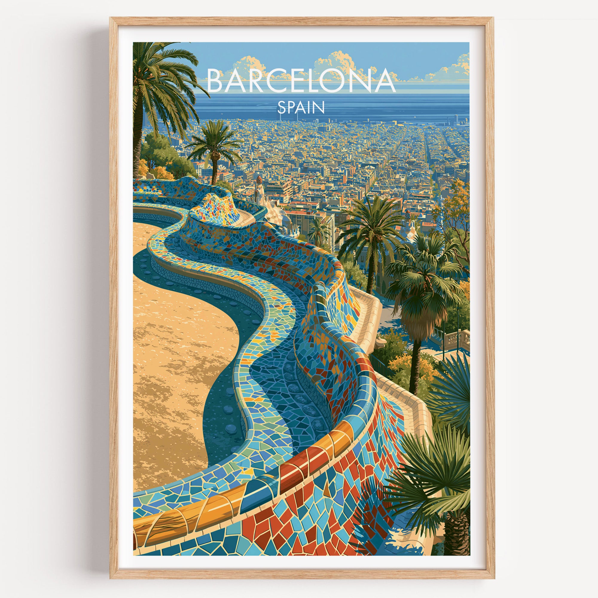 Parc Güell Barcelone Espagne