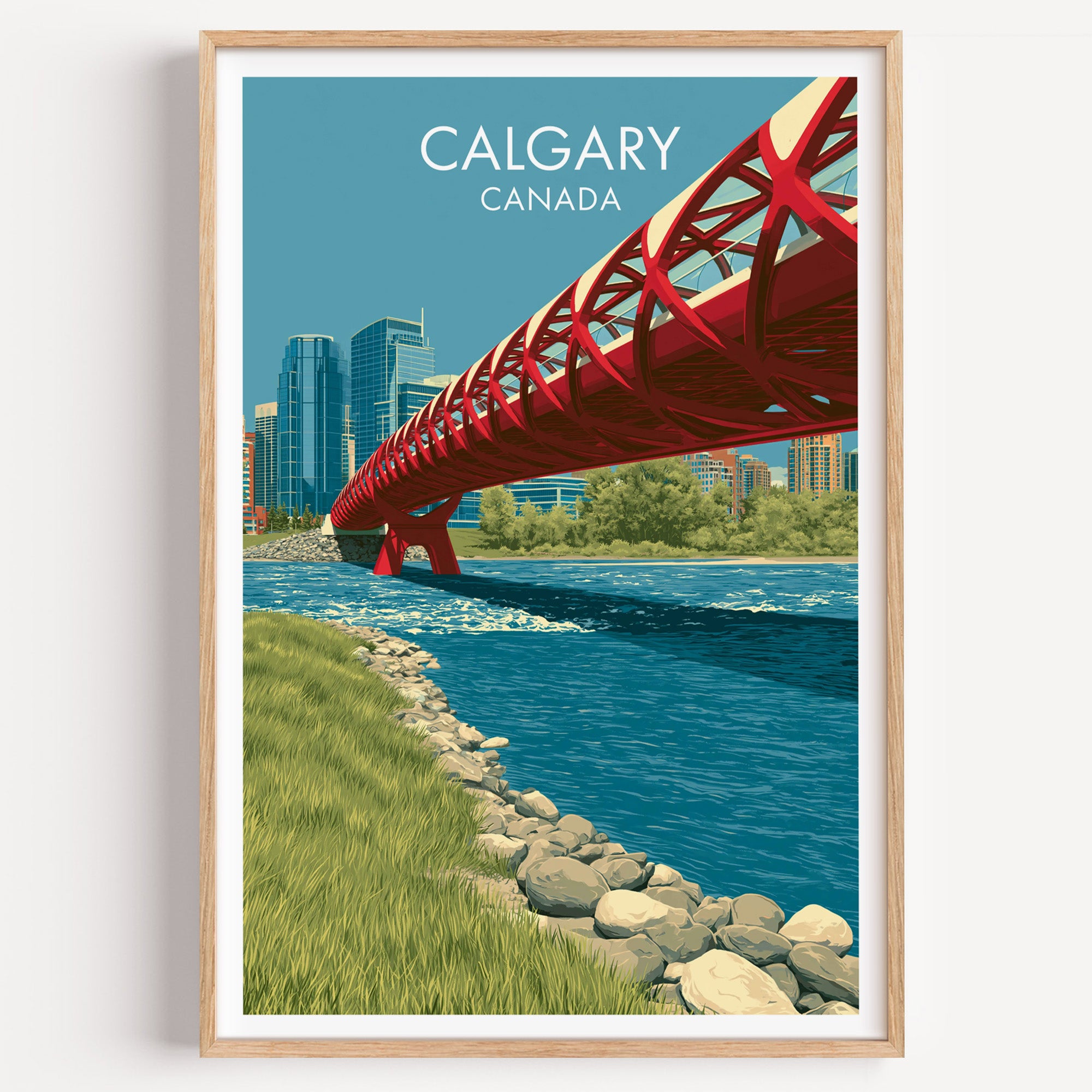 Peace Bridge Calgary Alberta Canada