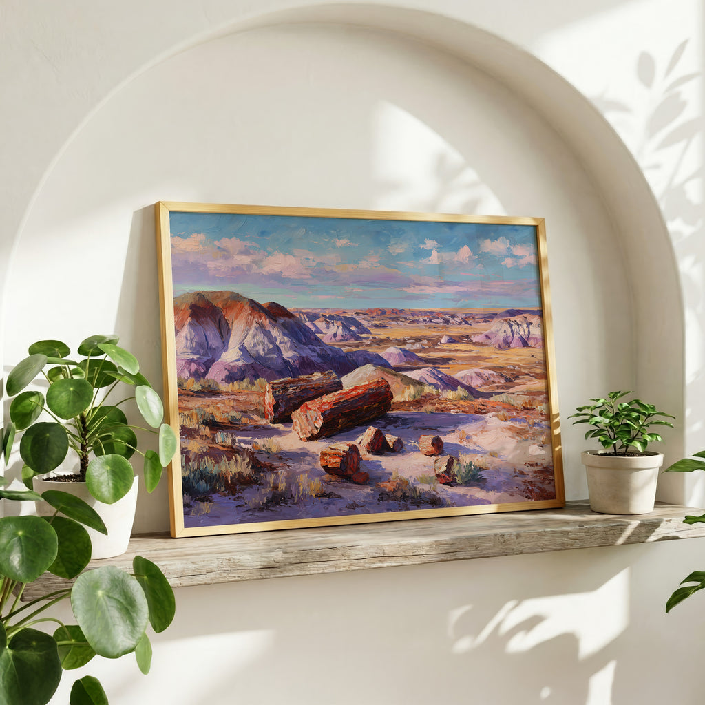 Petrified Forest National Park Oil Painting
