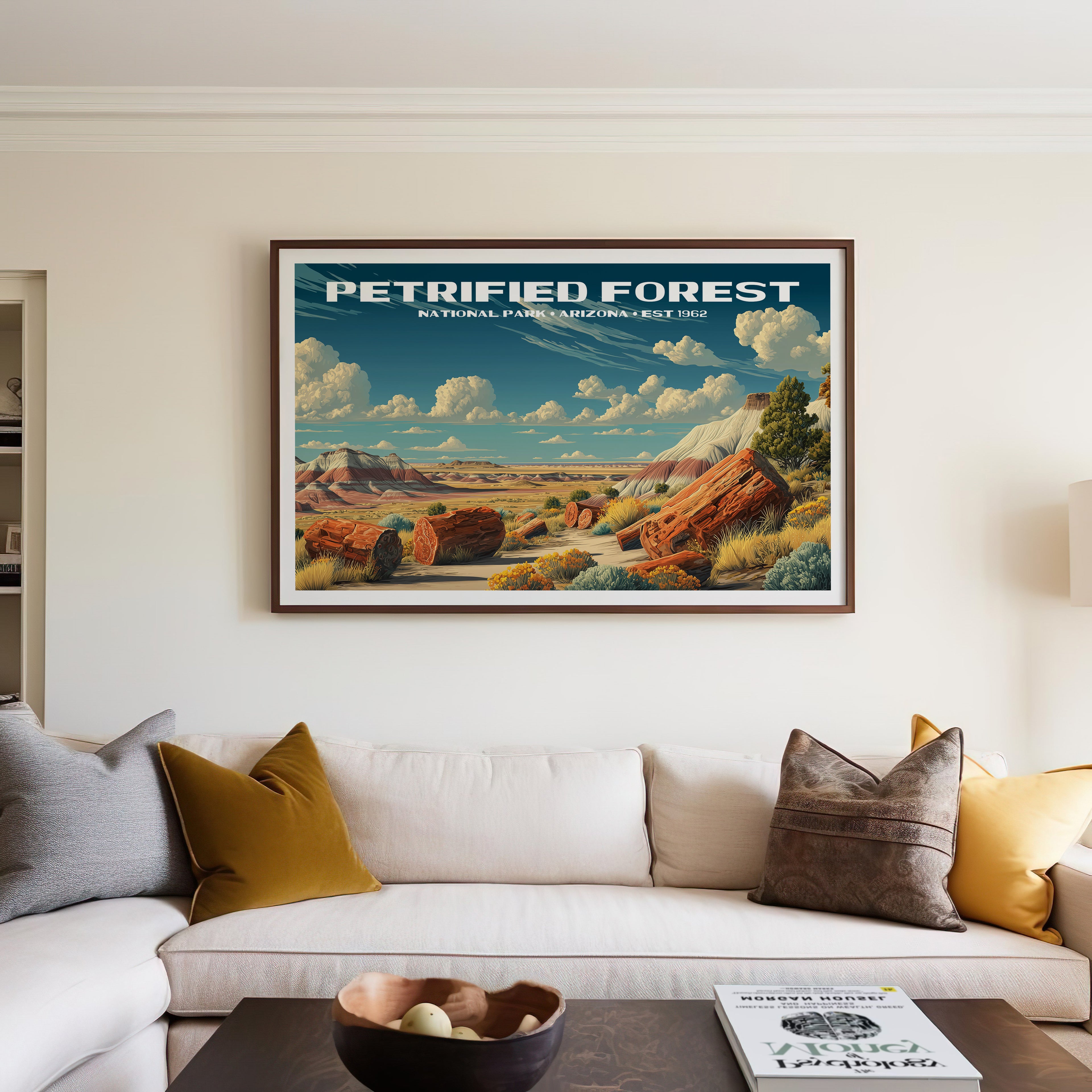 Petrified Forest National Park Horizontal Vintage Art