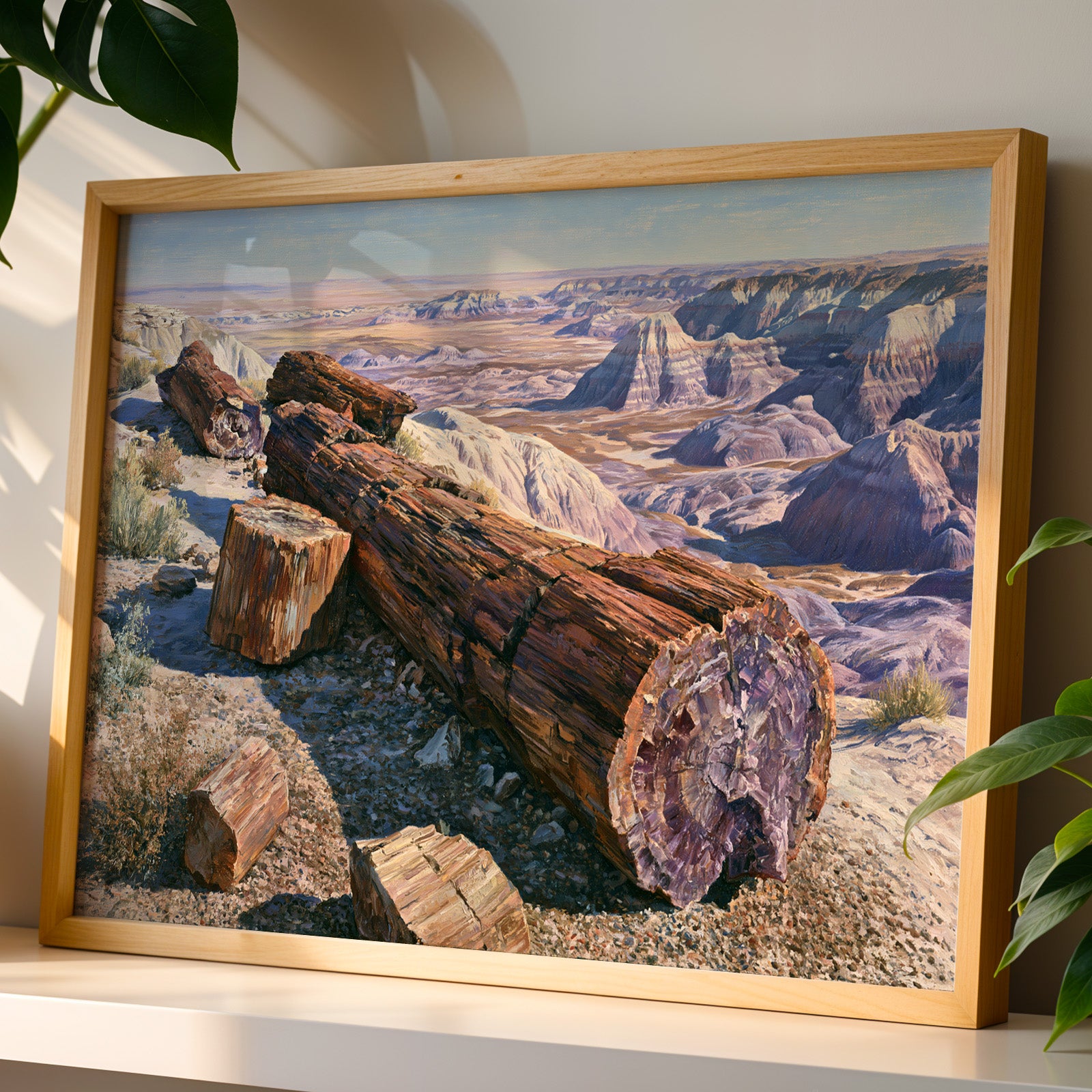 Petrified Forest National Park Classical Oil Painting